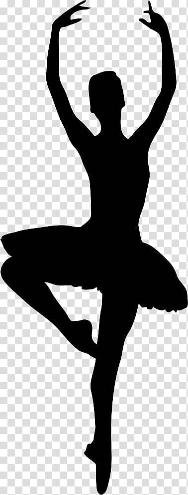 Dancer Silhouette, Ballet Class, Ballet Dancer, Spinning Dancer, Sticker, Black And White
, Joint, Standing transparent background PNG clipart