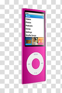 Objects, pink iPod Nano transparent background PNG clipart