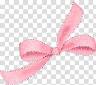 Pink and white ribbon , Pink , Pink bow transparent background PNG