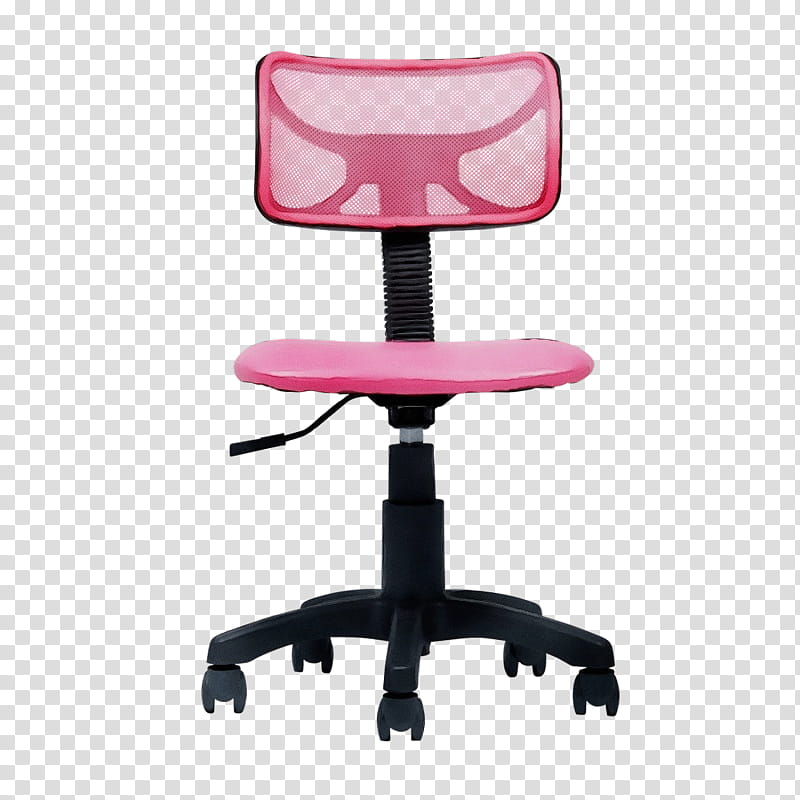 Pink Desk, Watercolor, Paint, Wet Ink, Office Desk Chairs, Furniture, Swivel Chair, Dining Room transparent background PNG clipart
