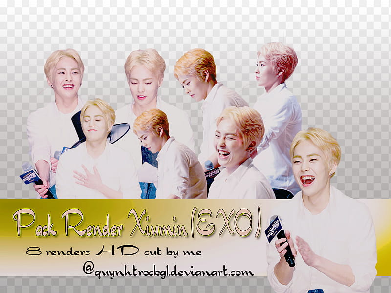 Render Xiumin transparent background PNG clipart