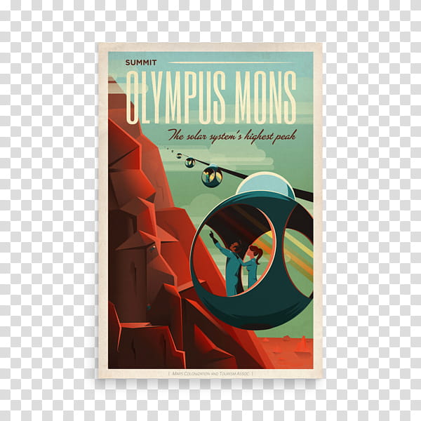 Book Cover, Spacex Mars Transportation Infrastructure, Olympus Mons, Poster, Human Mission To Mars, Printing, Advertising, Spacecraft transparent background PNG clipart