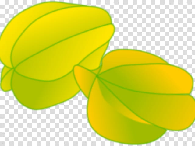Green Leaf, Carambola, Fruit, Kiwifruit, Food, Avocado, Mango, Apple transparent background PNG clipart