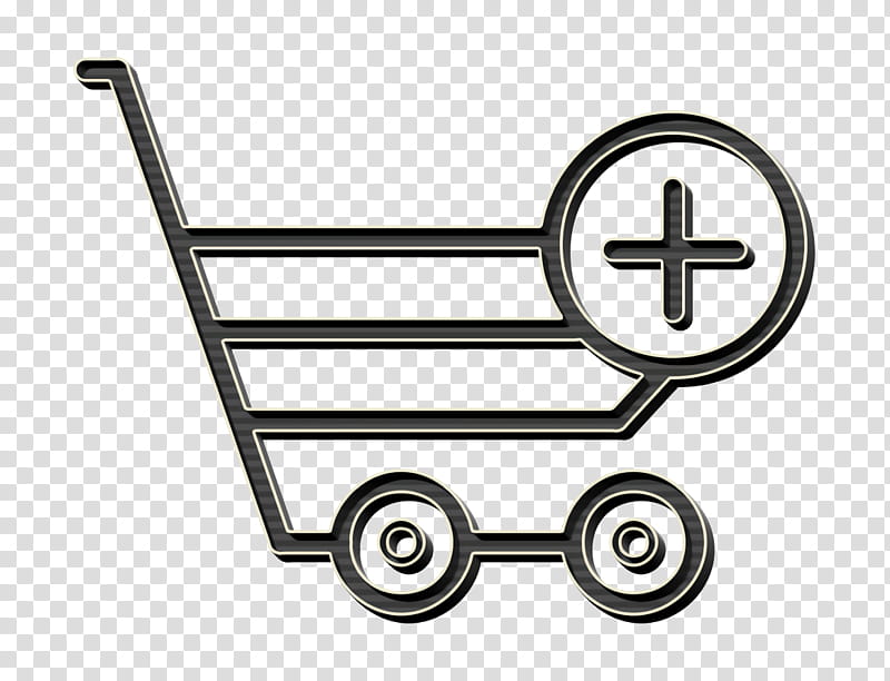 add icon add to cart icon cart icon, Shopping Cart Icon, Shopping Cart Icon Icon, Vehicle, Line, Coloring Book, Rolling transparent background PNG clipart