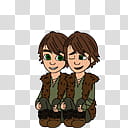 HTTYD Hiccup Shimeji, man in green top illustration transparent background PNG clipart