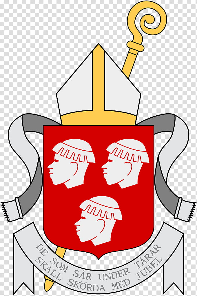 Coat, Bishop, Archdiocese Of Uppsala, Coat Of Arms, Drawing, Cartoon, Symbol, Line Art transparent background PNG clipart