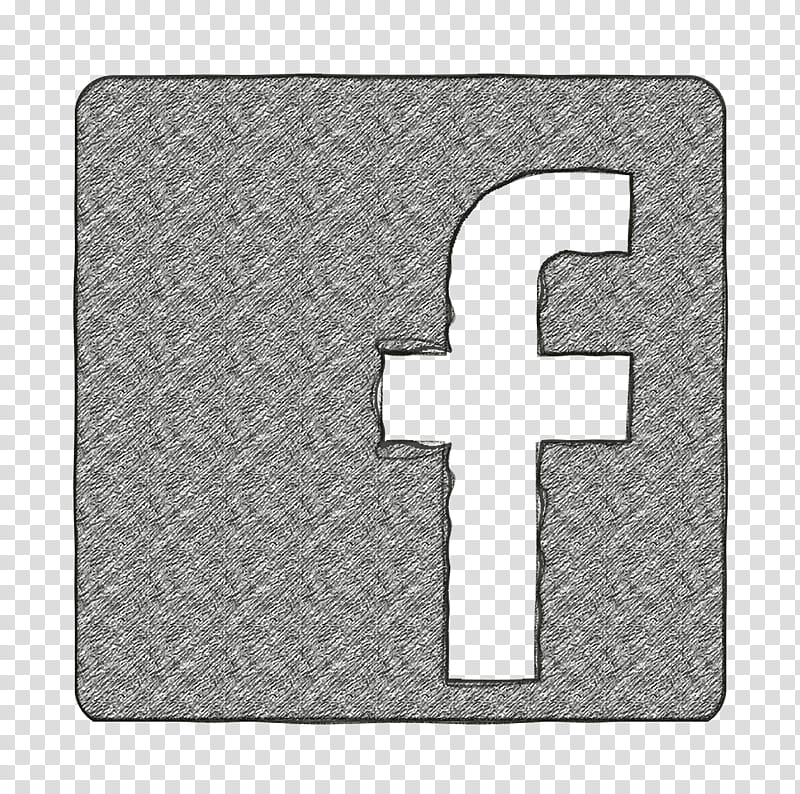 facebook icon logo icon social icon, Social Media Icon, Cross, Symbol, Silver, Square, Metal transparent background PNG clipart