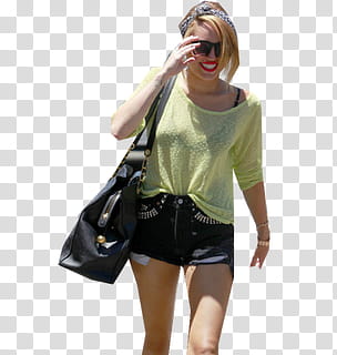 MileyCyrus Caminando por LA transparent background PNG clipart