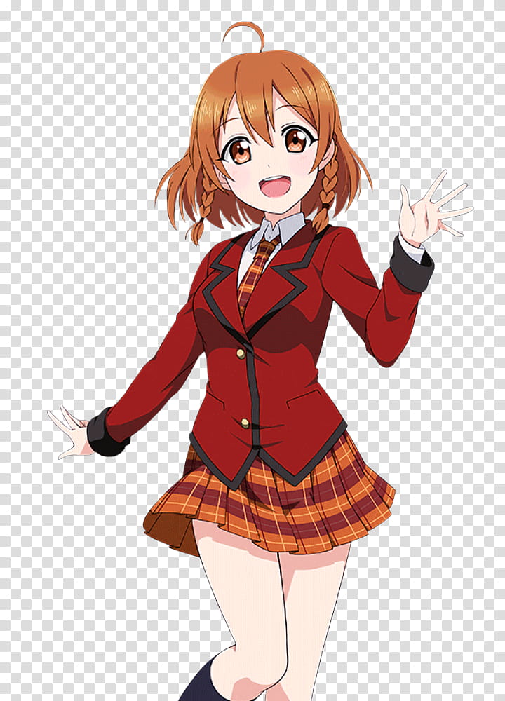 Love Live School Idol Festival, woman wearing school uniform anime character transparent background PNG clipart