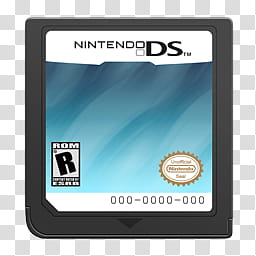 Nintendo DS Rom Icons, Nintendo DS cartridge transparent background PNG clipart