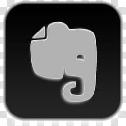 Albook extended dark , elephant icon transparent background PNG clipart