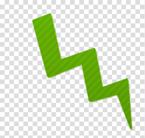 green lightning logo transparent background PNG clipart