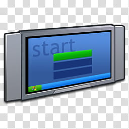 Refresh CL Icons , PlasmaTV, start displaying monitor transparent background PNG clipart