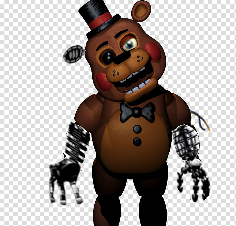 Withered Toy Freddy transparent background PNG clipart