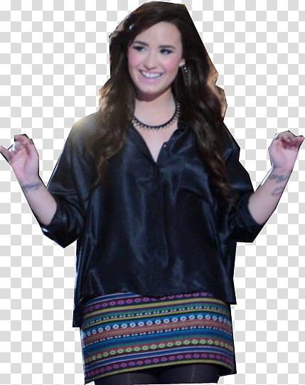 Demi Lovato En X Factor conferencia transparent background PNG clipart
