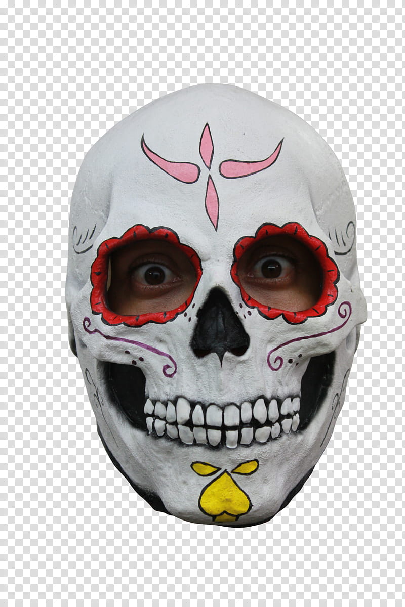 Day Of The Dead Skull, Mask, Costume, Calavera, La Calavera Catrina, Halloween , Day Of The Dead Mask, Sugar Skull transparent background PNG clipart