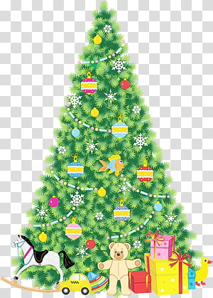 Christmas tree, Watercolor, Paint, Wet Ink, Colorado Spruce, Oregon Pine, Christmas Decoration, Holiday Ornament transparent background PNG clipart thumbnail