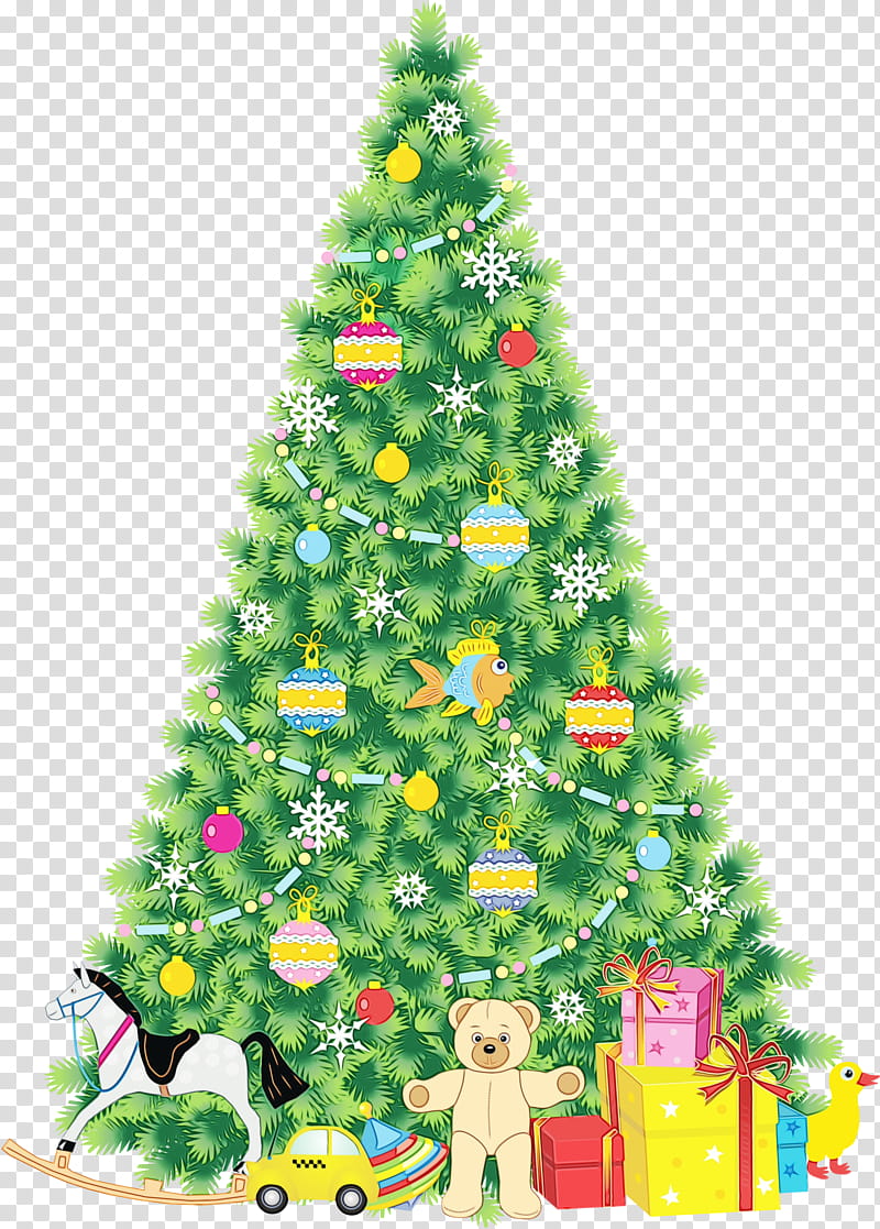 Christmas tree, Watercolor, Paint, Wet Ink, Colorado Spruce, Oregon Pine, Christmas Decoration, Holiday Ornament transparent background PNG clipart Christmas tree, Watercolor, Paint, Wet Ink, Colorado Spruce, Oregon Pine, Christmas Decoration, Holiday Ornament transparent background PNG clipart