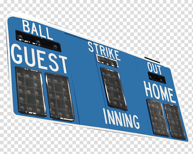 Logo Electric Blue, Baseball, Vehicle, Scoreboard, Rectangle, Signage, Label transparent background PNG clipart