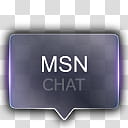 Windows Glass  Icons, MSN CHAT transparent background PNG clipart