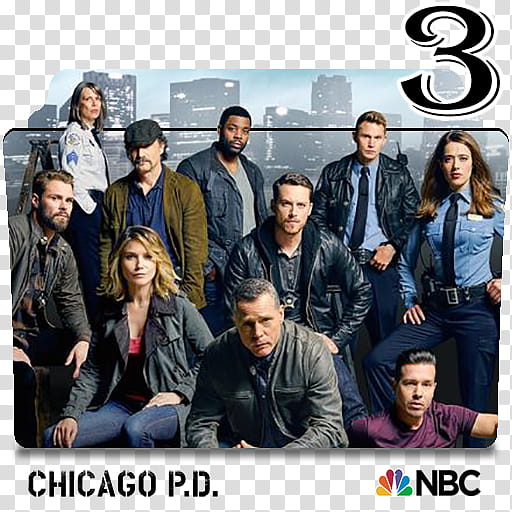 NBC Chicago Trilogy series and season icons, Chicago PD S ( transparent background PNG clipart
