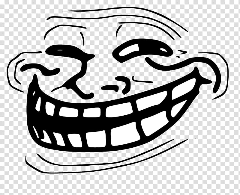 Trollface PNG transparent image download, size: 1280x994px