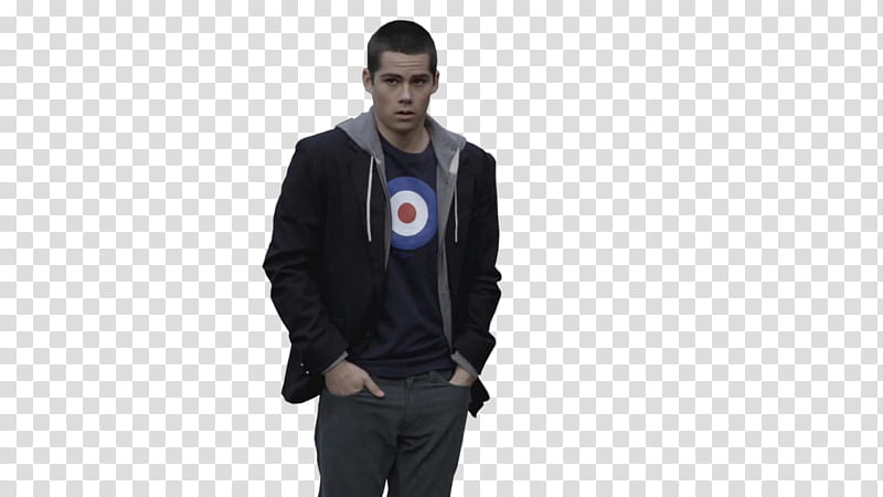 Sterek x, man wearing black zip-up jacket transparent background PNG clipart