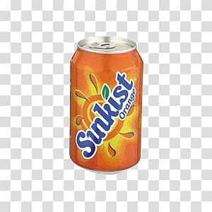 ORANGES oh my, Sinkist orange soda can illustration transparent background PNG clipart