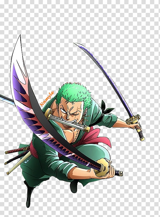Zoro One Piece Face, HD Png Download - kindpng