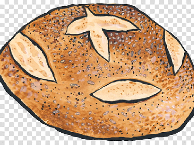 Bread Kaiser Roll, Sliced Bread, White Bread, Challah, Sourdough, Loaf, Small Bread, Drawing transparent background PNG clipart
