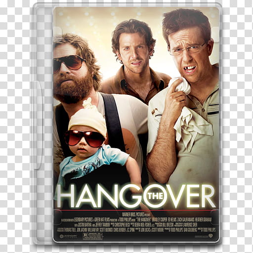 Movie Icon , The Hangover, The Hangover DVD case art transparent background PNG clipart
