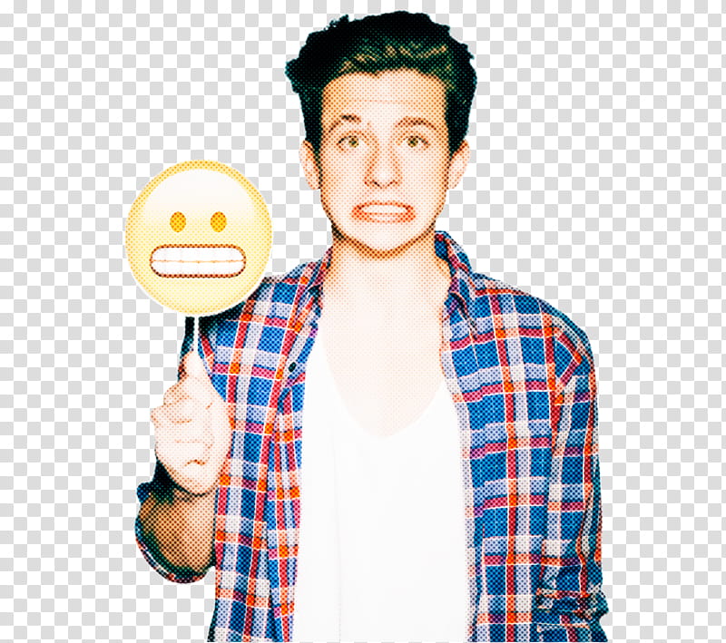 Charlie Puth Marvin Gaye Attention Video Male, Selena Gomez, Meghan Trainor, Wiz Khalifa, Shawn Mendes, Finger, Cartoon, Smile transparent background PNG clipart