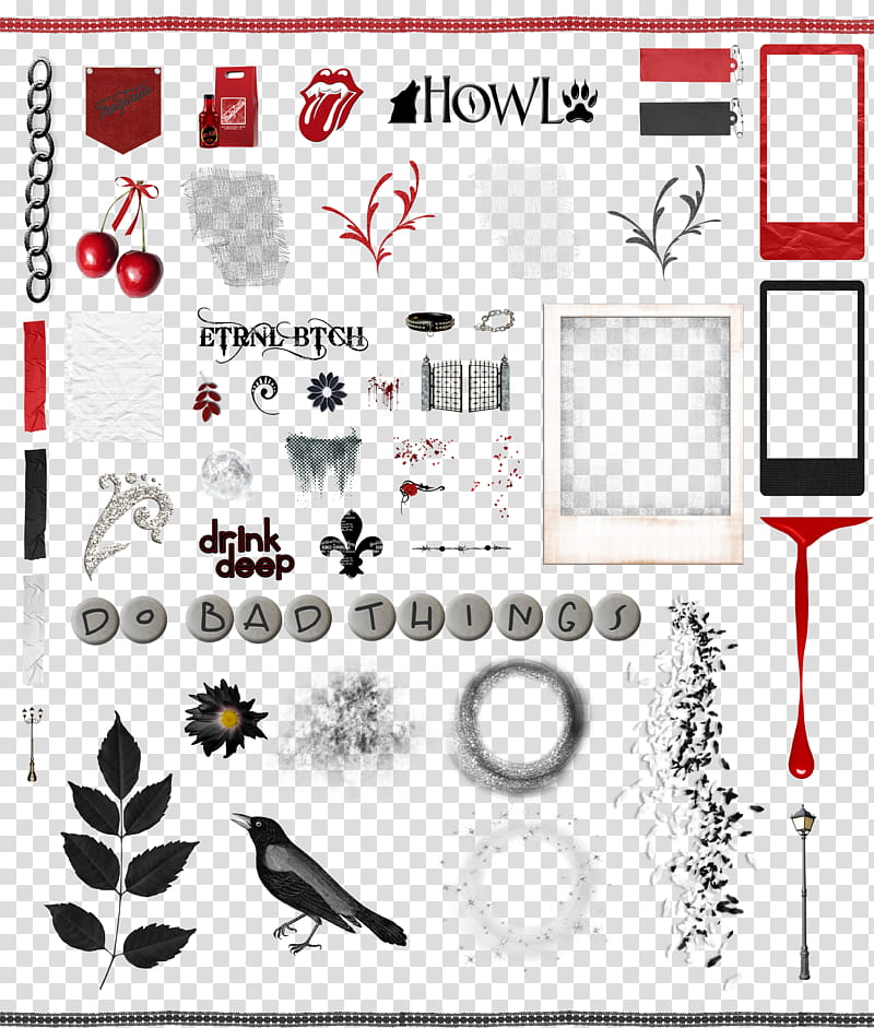 True Blood Vampire Word Art and Clear Cut , assorted logo titles transparent background PNG clipart