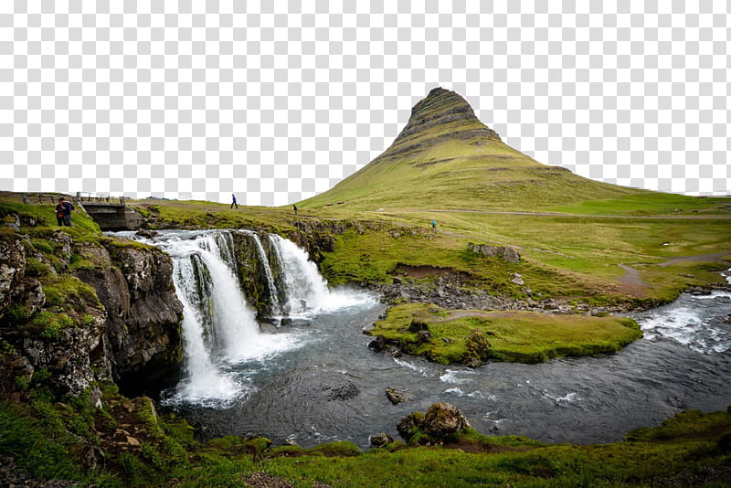 waterfalls at daytime transparent background PNG clipart