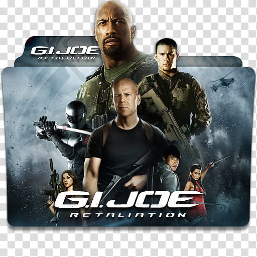 G I Joe Double Feature Folder Icon Mega , G.I. Joe Retaliation v transparent background PNG clipart