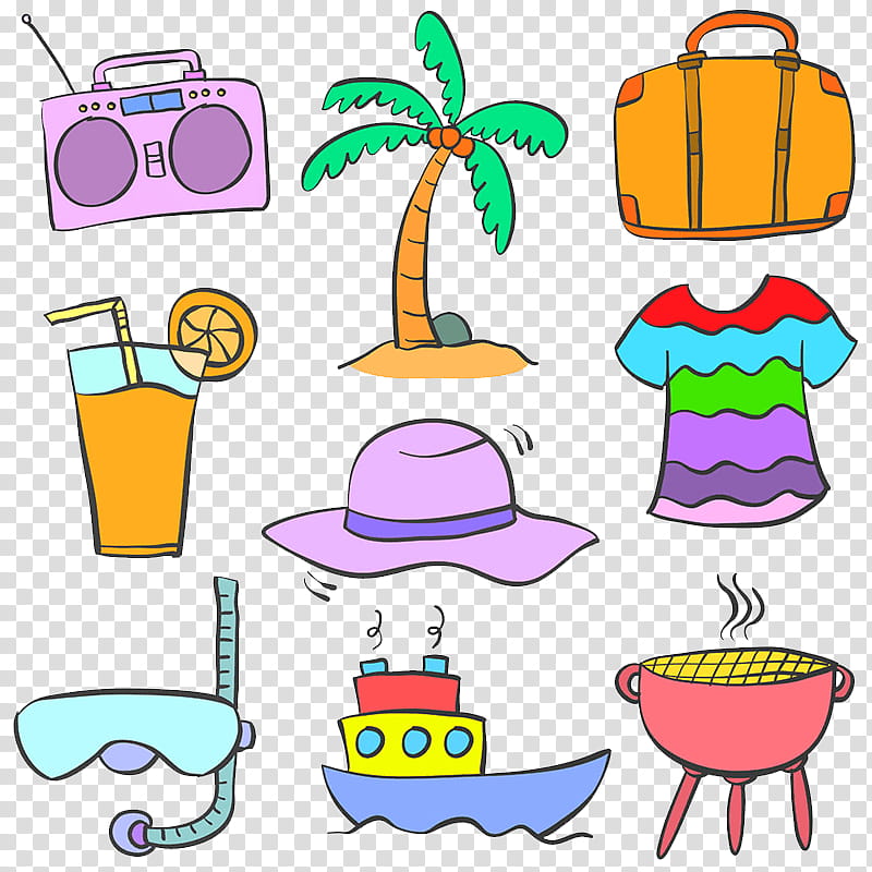 Summer Drawing, Doodle, Summer
, Cartoon, Line, Play transparent background PNG clipart