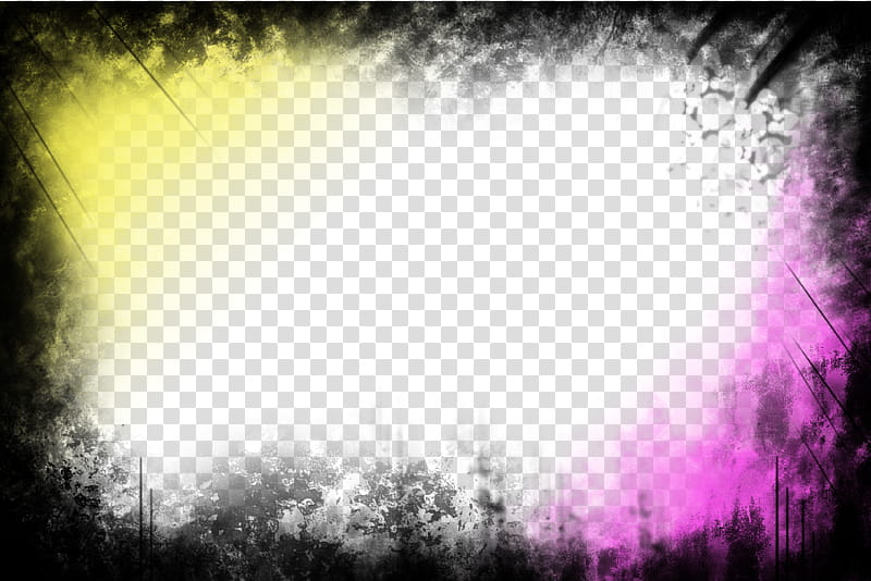 Border Black Yellow Purple, multicolored transparent background PNG clipart