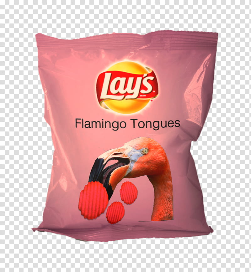 , Lay's flamingo tongues transparent background PNG clipart