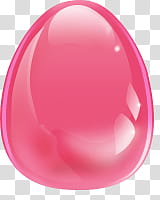 Easter awaiter, oval pink and white transparent background PNG clipart