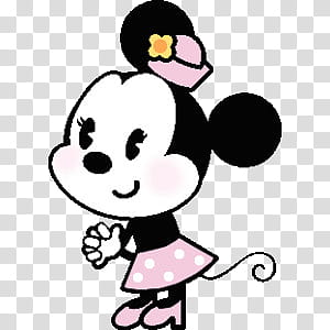 Disney Cute, Minnie Mouse illustration transparent background PNG clipart