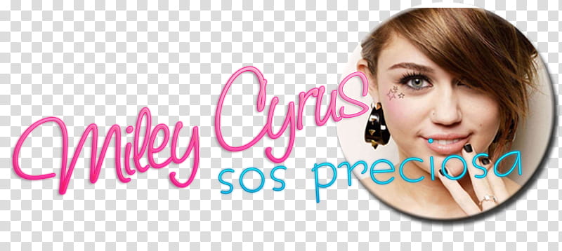 Miley Cirus Texto transparent background PNG clipart