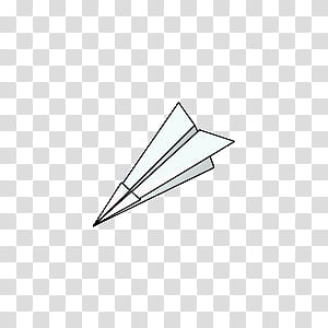 Kinda Cool S, white paper airplane transparent background PNG clipart