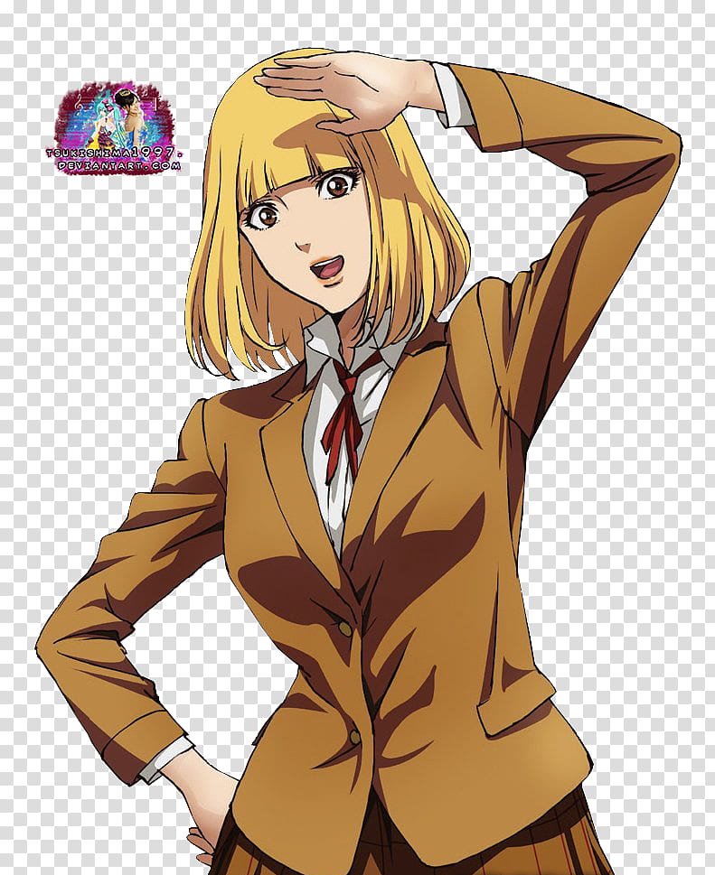 Prison School Hana Render, woman in brown dress illustration transparent background PNG clipart