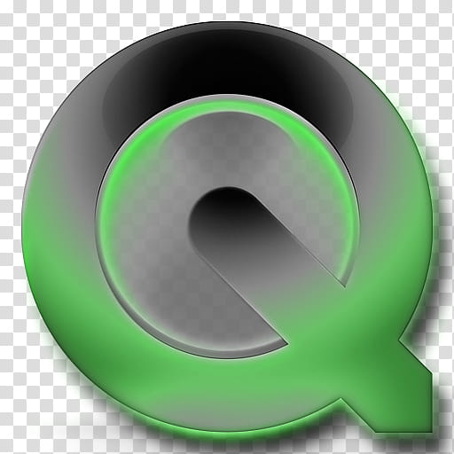 QuickTime X Worlds Best, Quicktime x Black+Green Glow copy transparent background PNG clipart