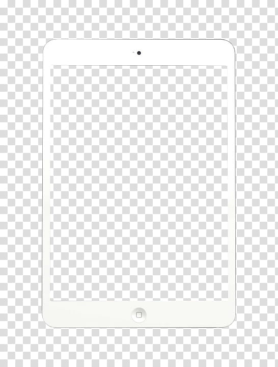 , white iPad digitizer transparent background PNG clipart