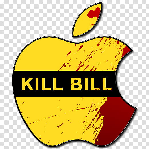 Apple KILL BILL Icon, Apple_KillBill(), kill bill text overlay transparent background PNG clipart