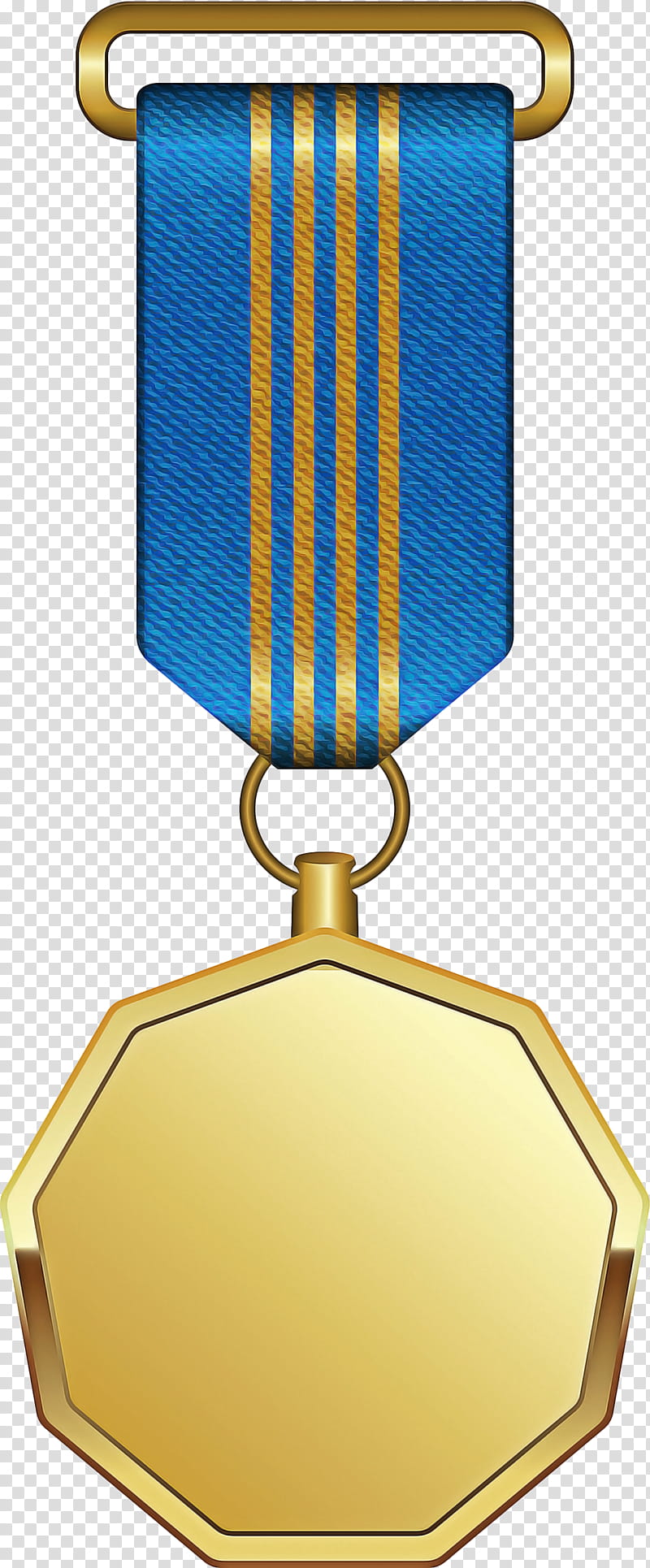 Cartoon Gold Medal, Silver Medal, Ribbon, Trophy, Bronze Medal, Blue, Award Or Decoration, Yellow transparent background PNG clipart