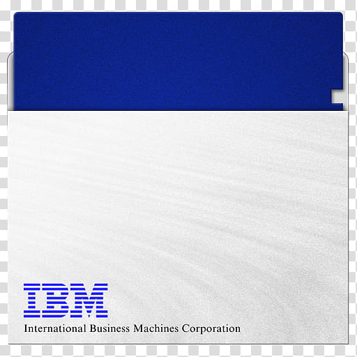 Diskette , IBM logo transparent background PNG clipart