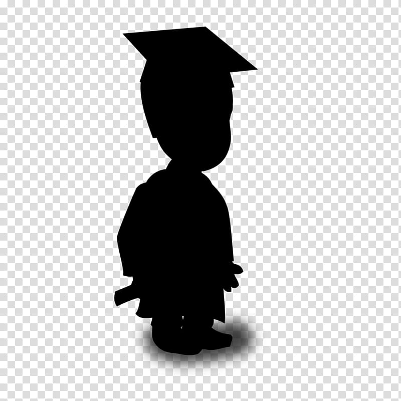 Graduation, Silhouette, Square Academic Cap, Black M, Academic Dress, MortarBoard, Scholar, Headgear transparent background PNG clipart