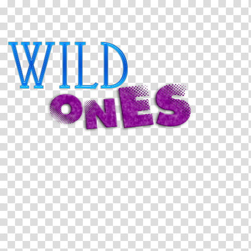 Wild Ones Text transparent background PNG clipart